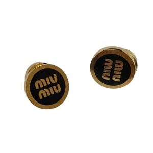 Miu Miu Enameled Metal Earrings – Women’s – Preowned